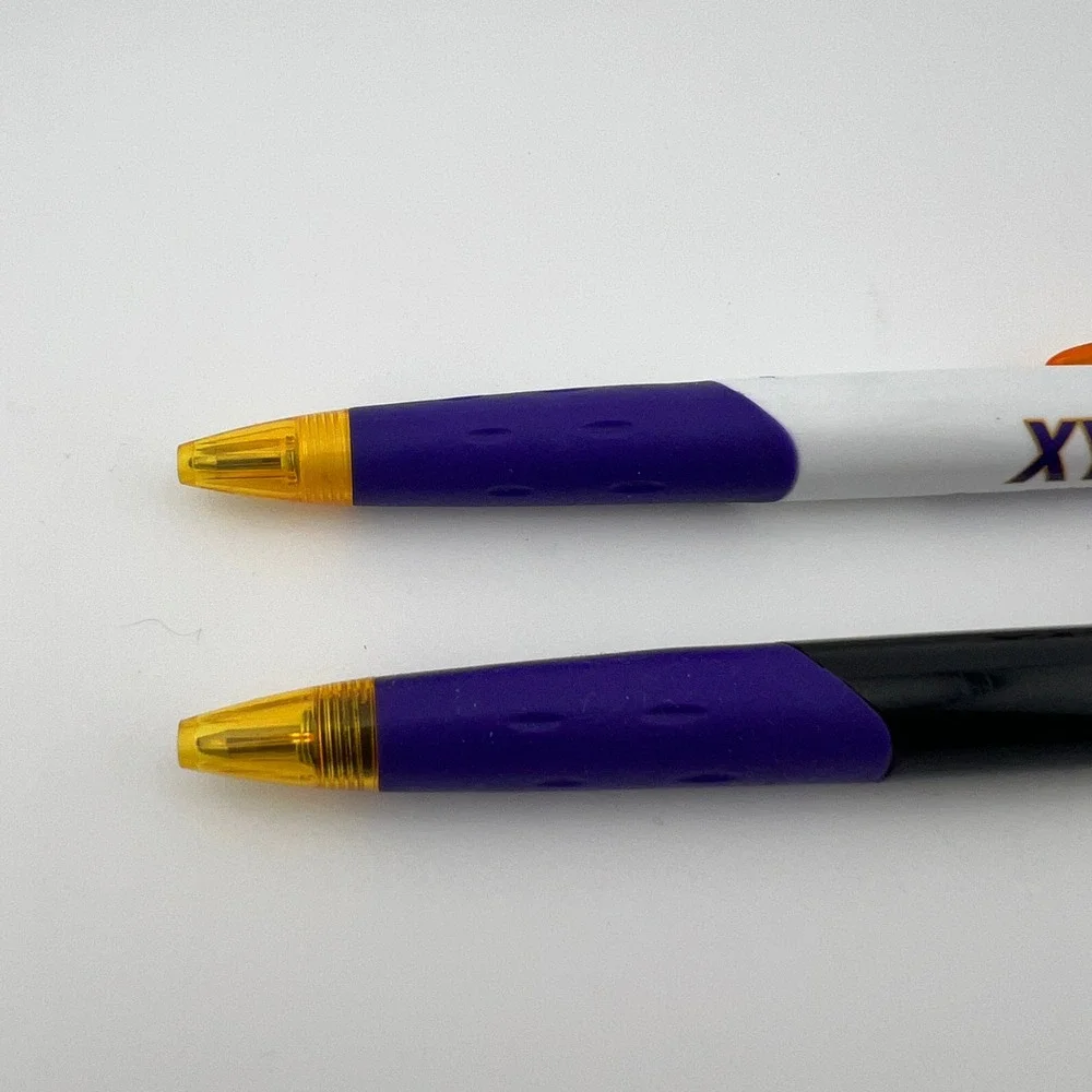 Xyzal Ballpoint Pens Pharmaceutical Promo 2010s Blue Ink 2pc PaperMate Blk Wht